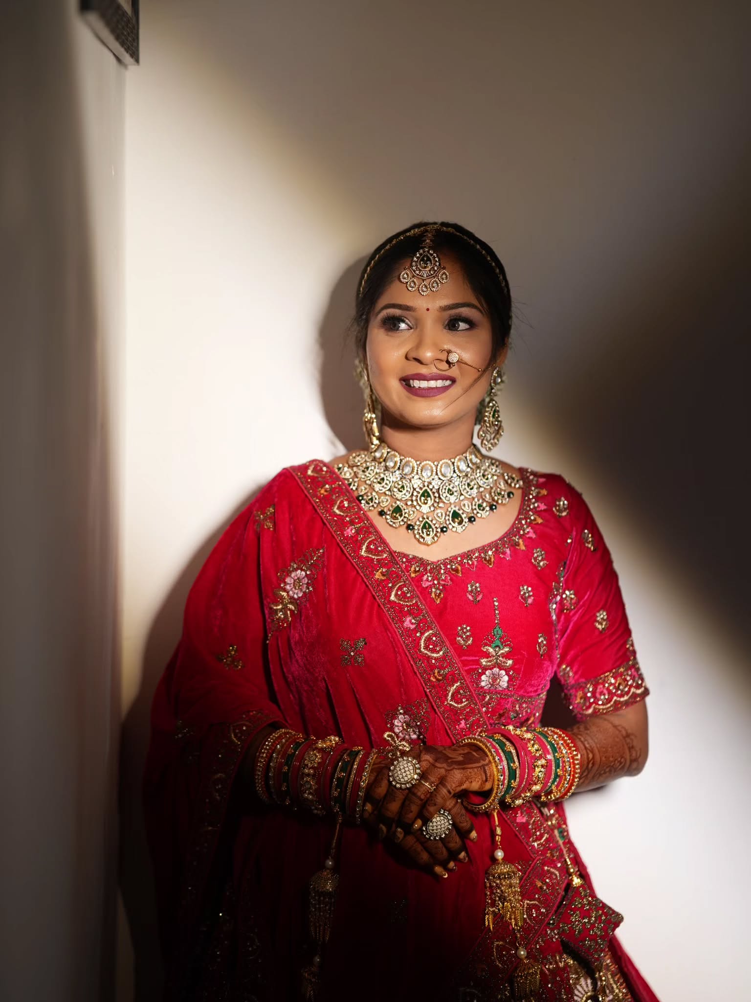 A bridal portrait from a Marvel Creation wedding story